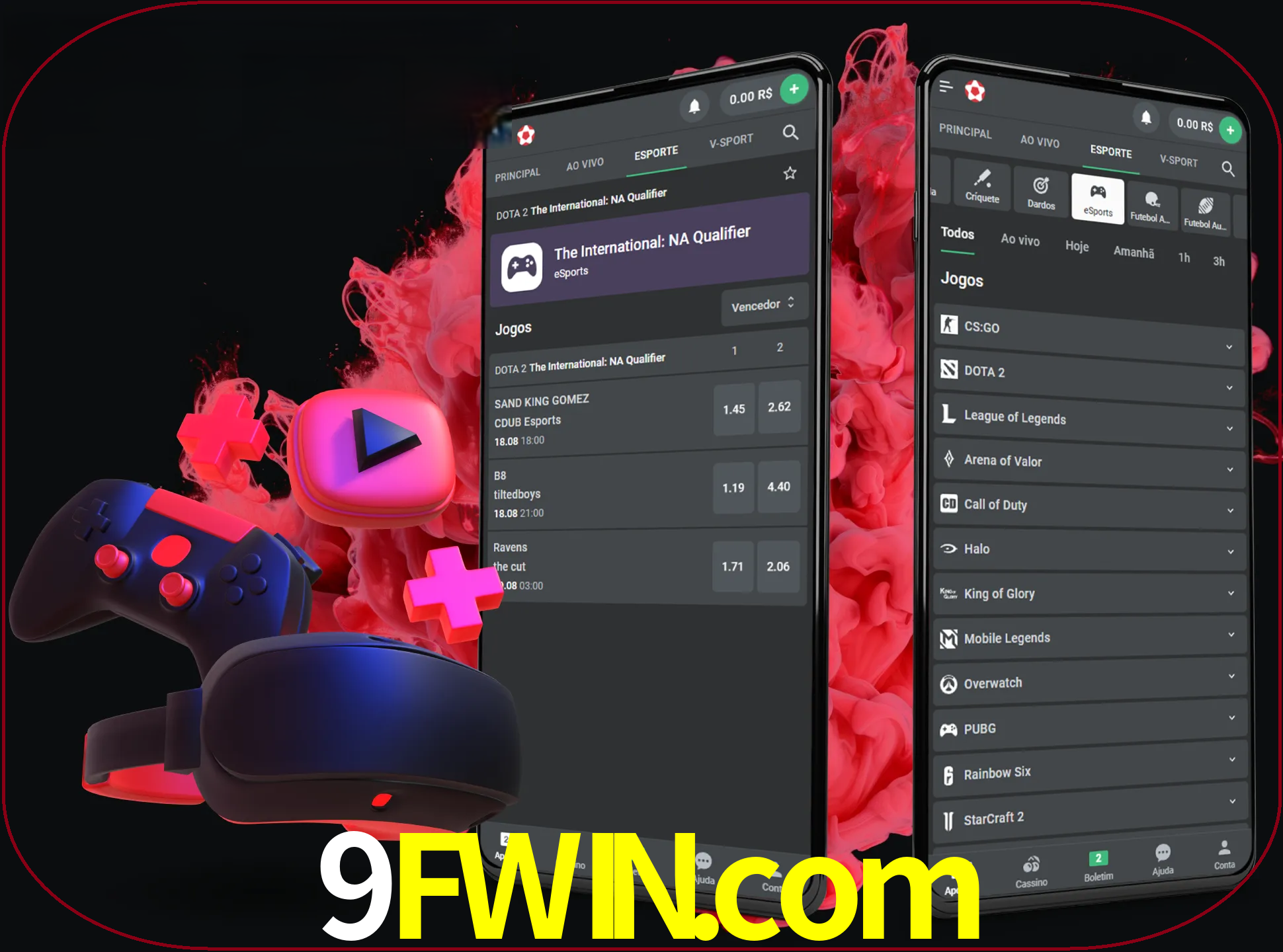Para ter a aplicação móvel 9fwin no seu smartphone, basta descarregar o ficheiro apk e seguir as instruções.