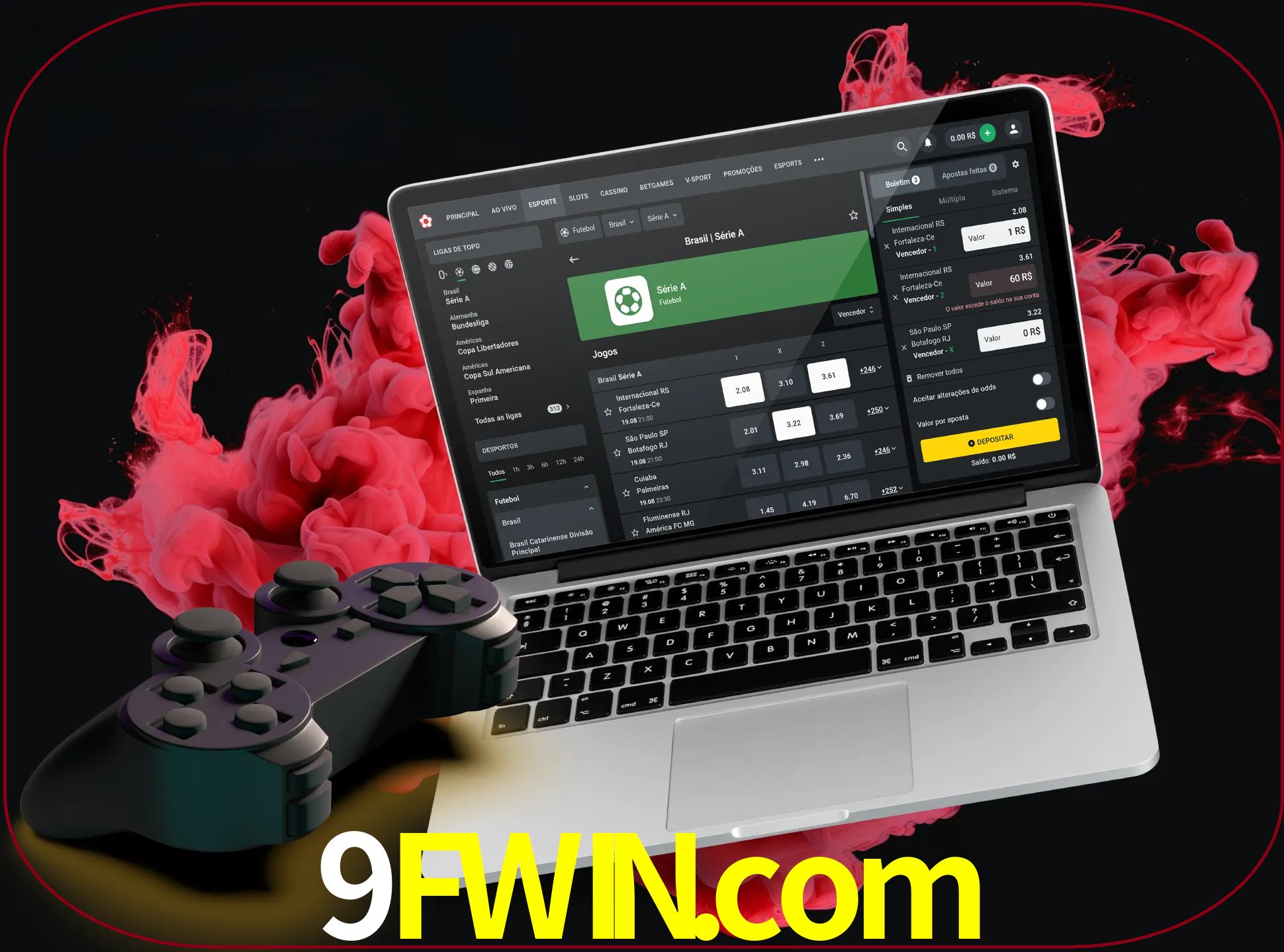 Visite a secção especial de jogos de vídeo em 9fwin para descobrir em que jogos pode apostar e ganhar muito dinheiro.