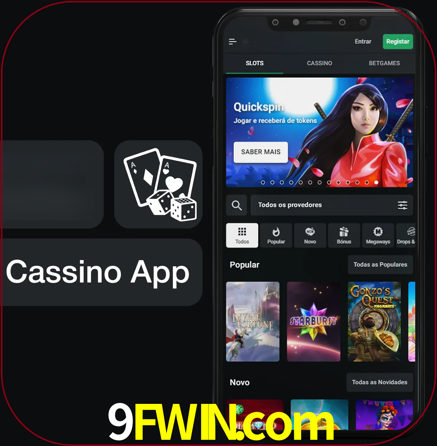 Jogue jogos de cassino e ganhe.