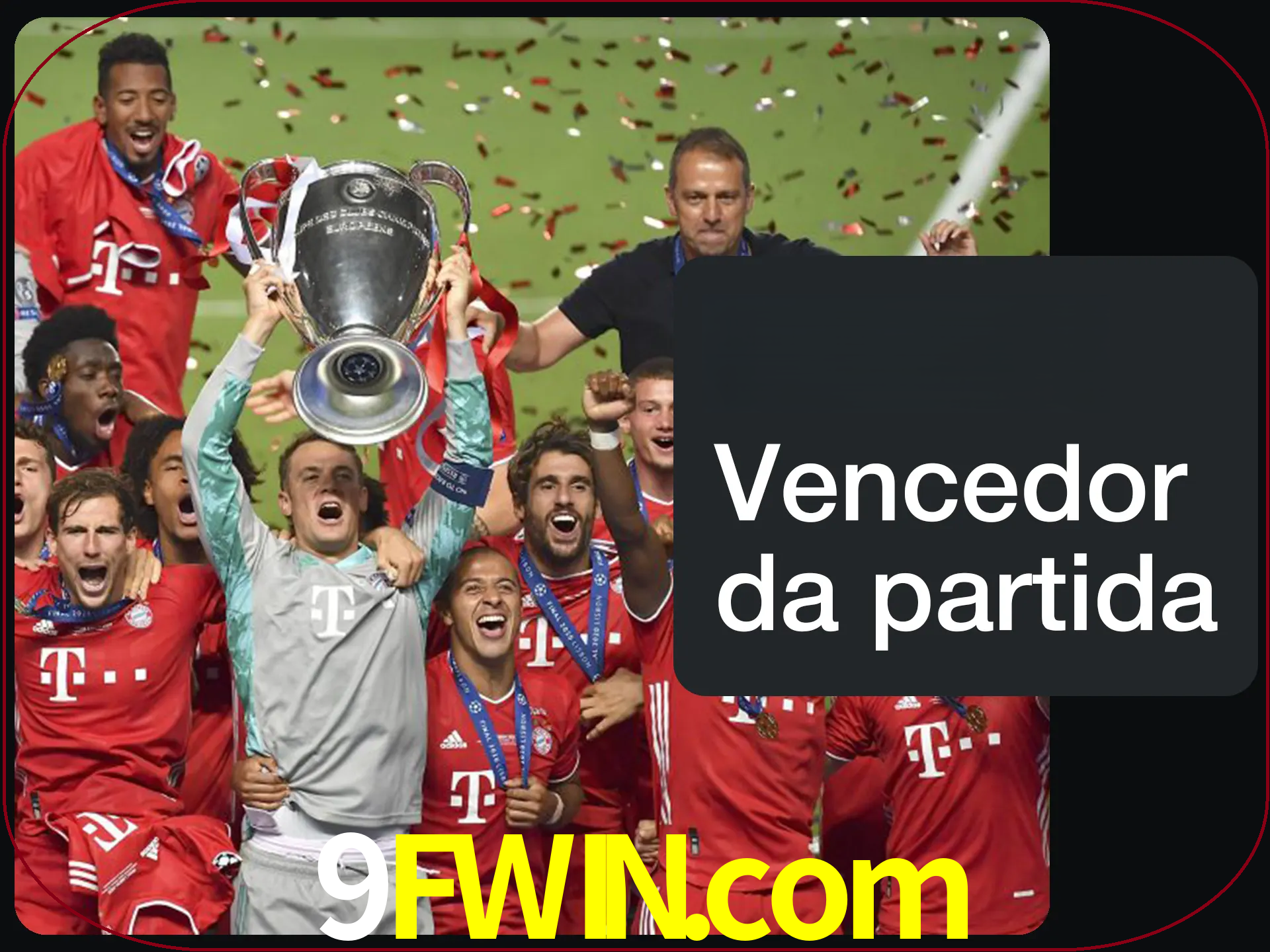 Aposte no vencedor e ganhe uma grande quantia de dinheiro.