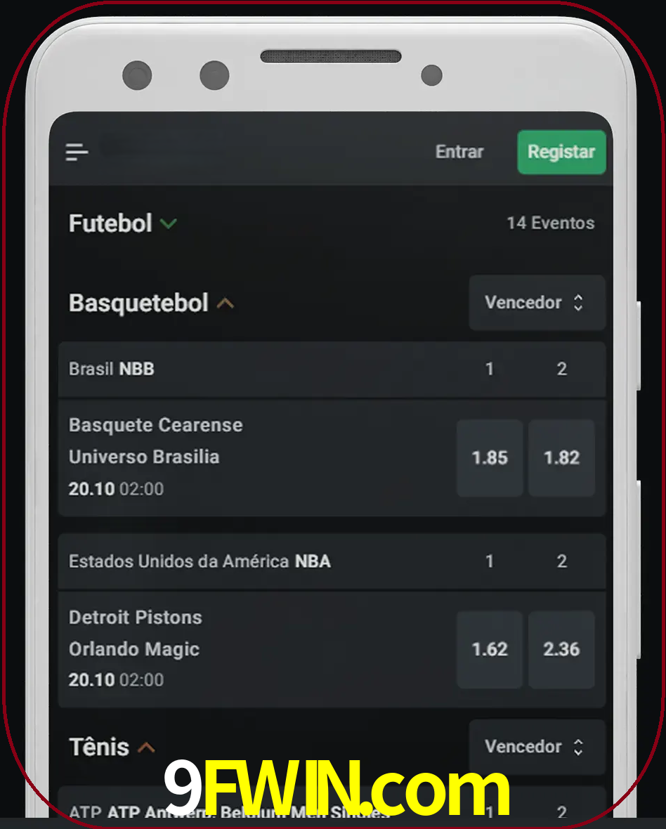 Aposte e assista aos esportes em formato ao vivo.