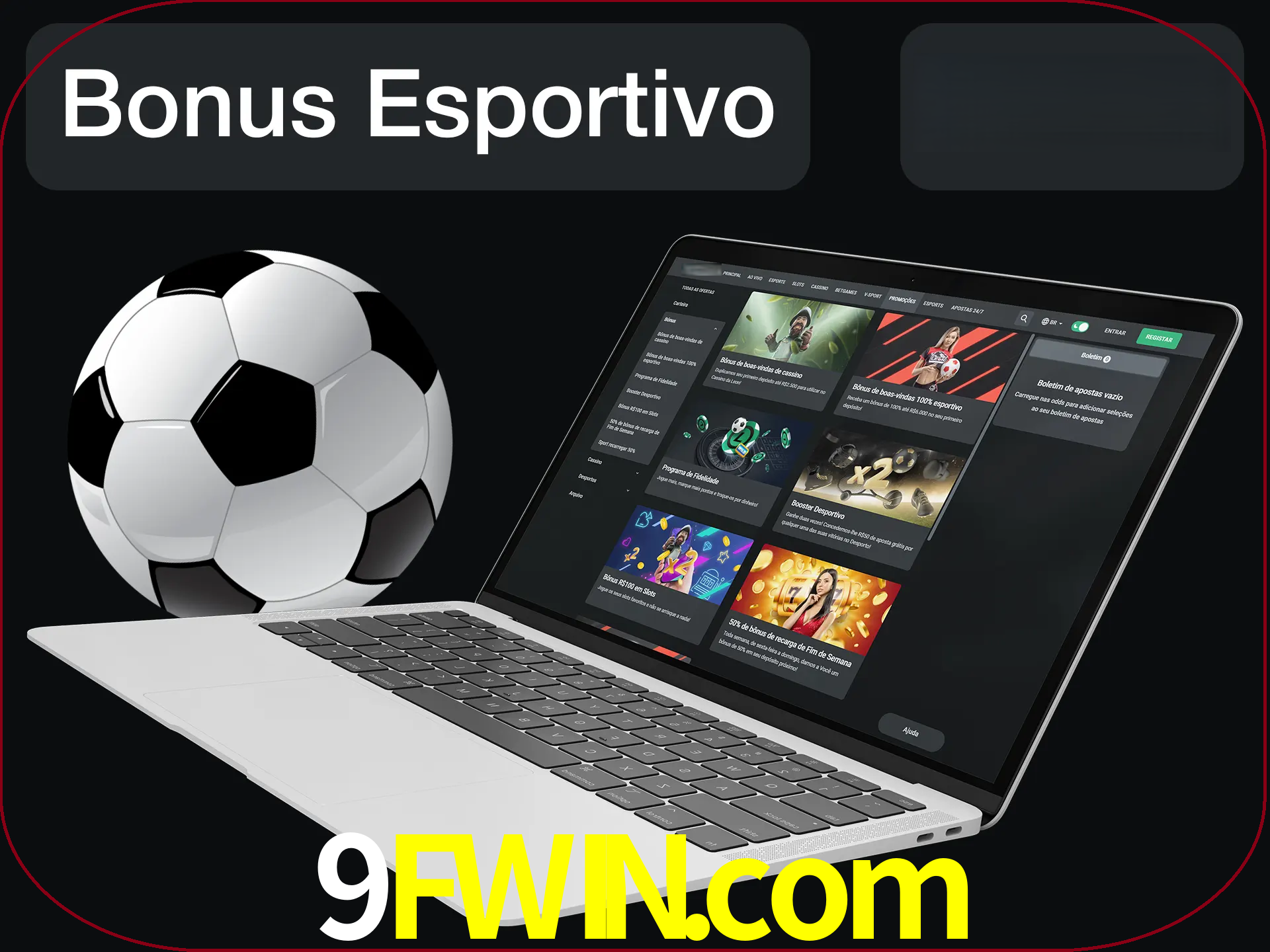 Antes de começar a apostar, use o bônus esportivo.